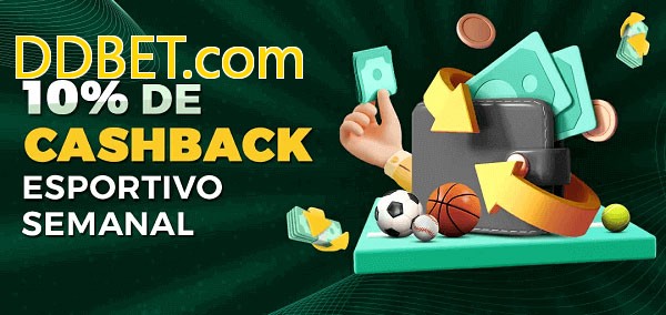 10% de bônus de cashback na DDBET.com