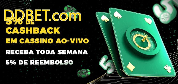 Promoções do cassino ao Vivo DDBET.com